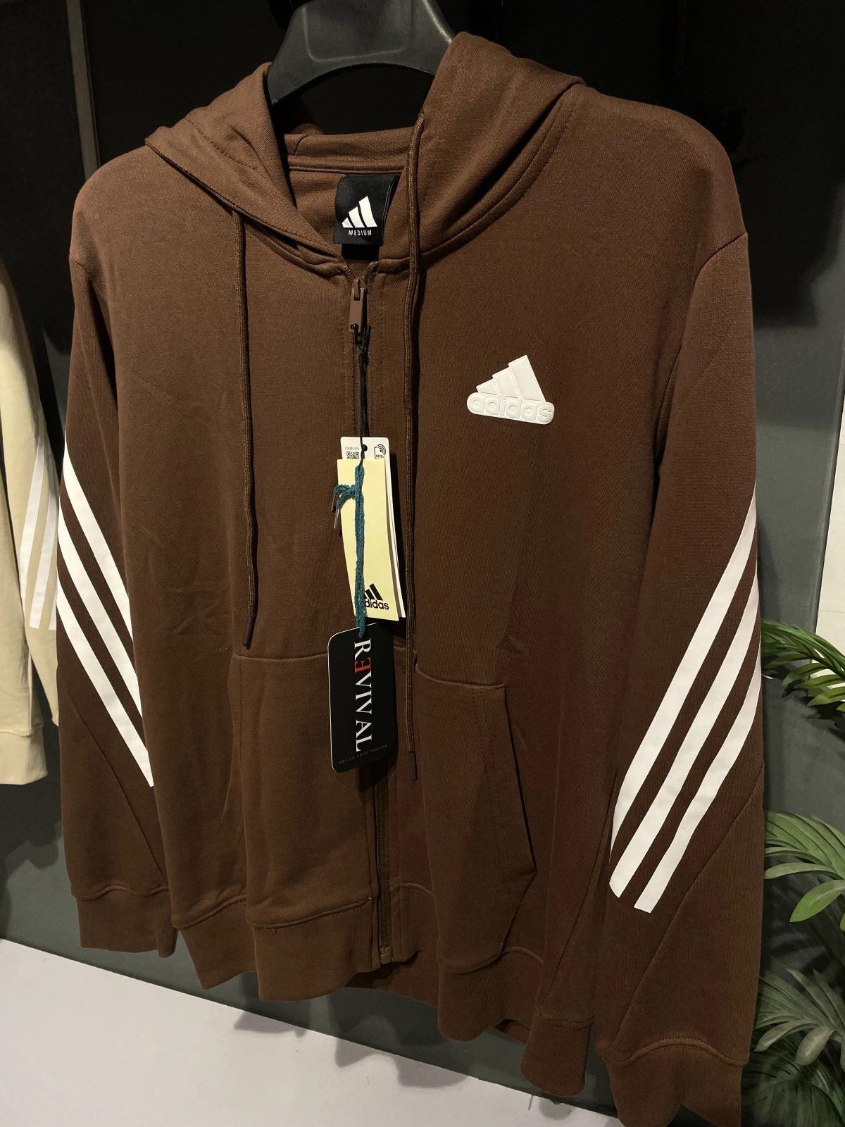 Light Terry Cotton Zipper Hoodie