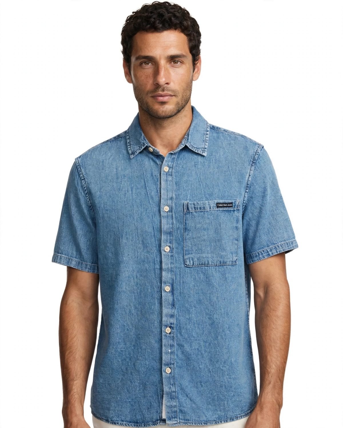 Premium Half Sleeve Denim Shirt